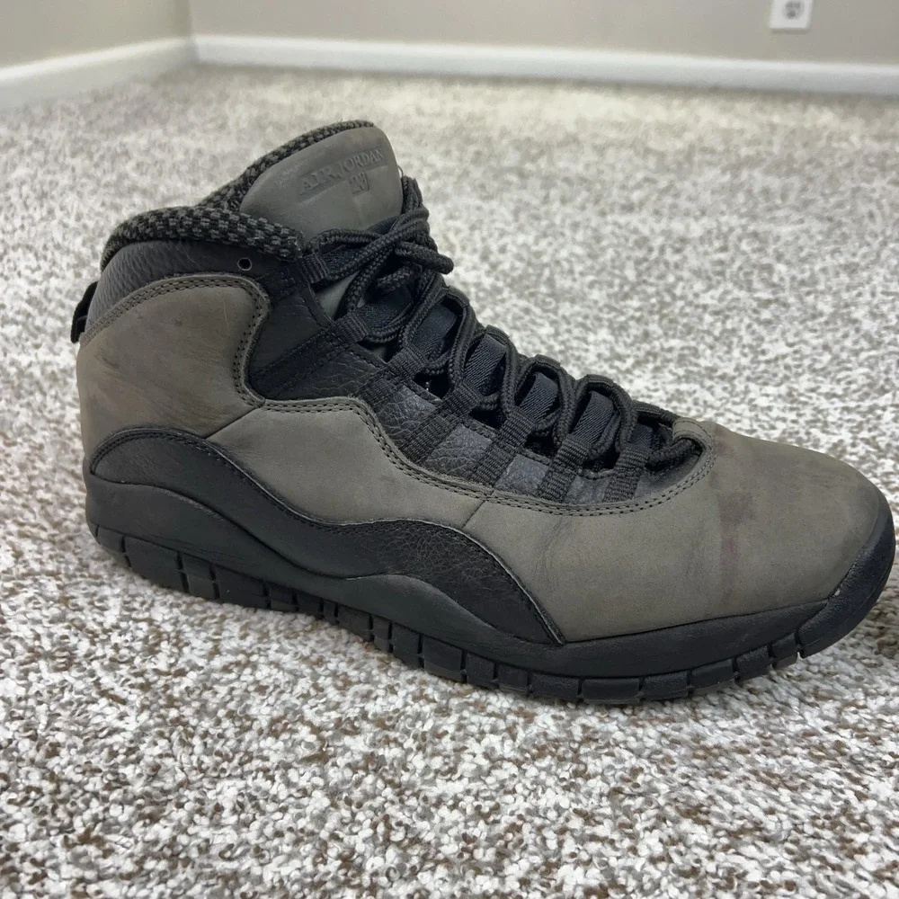 Jordan Shoes Mens Size 11 Gray Air Jordan 10 Retro Shadow Basketball Sneakers